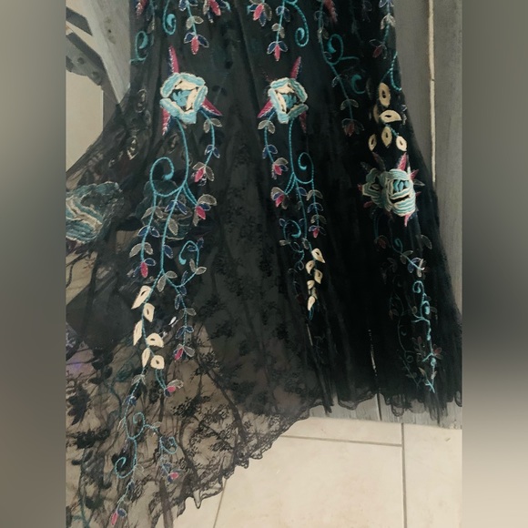 👗RARE Free People Black Sheer Maxi Dress-NWOT! - Picture 10 of 12